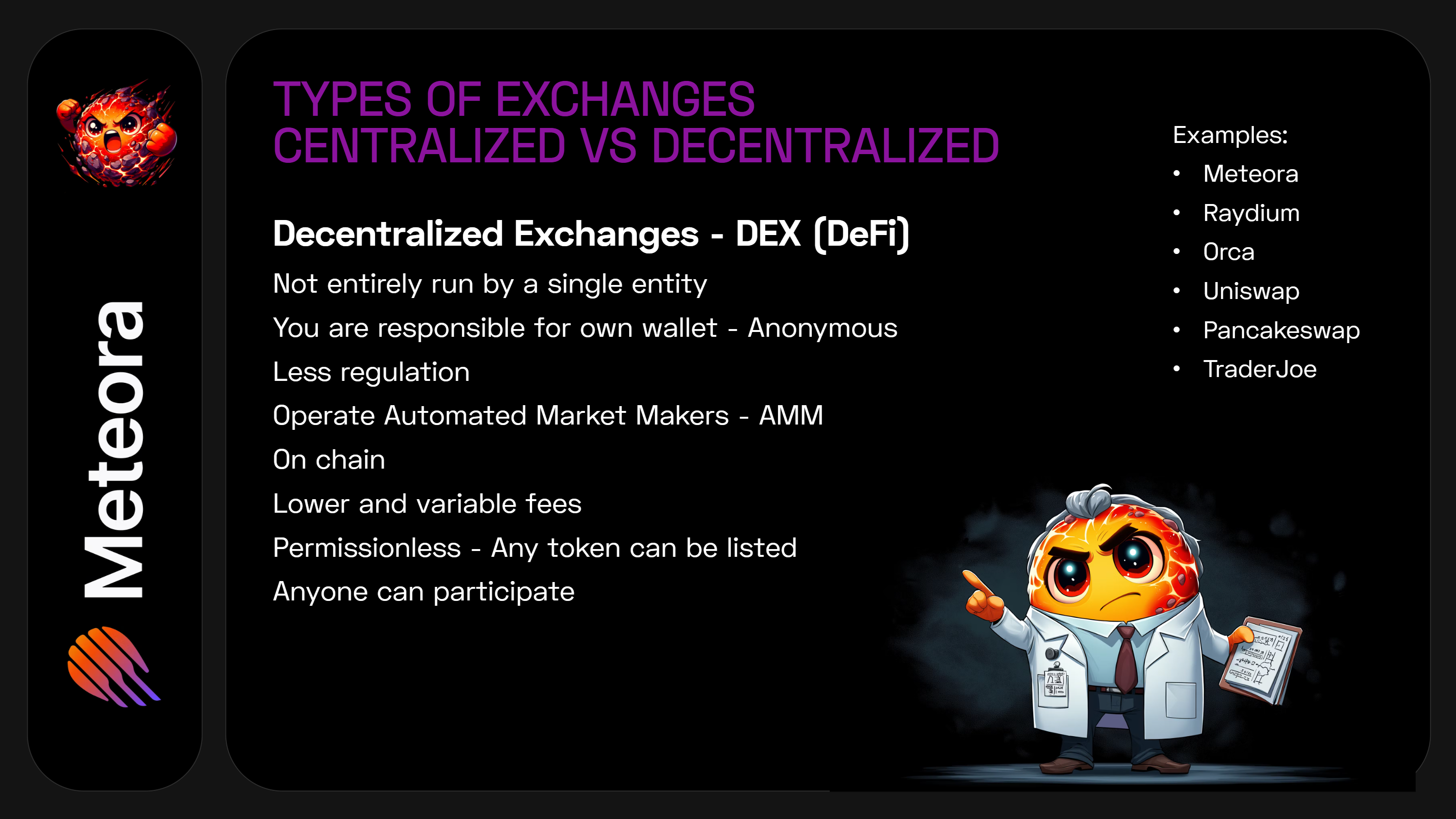 Decentralized Exchanges - DEX (DeFi)