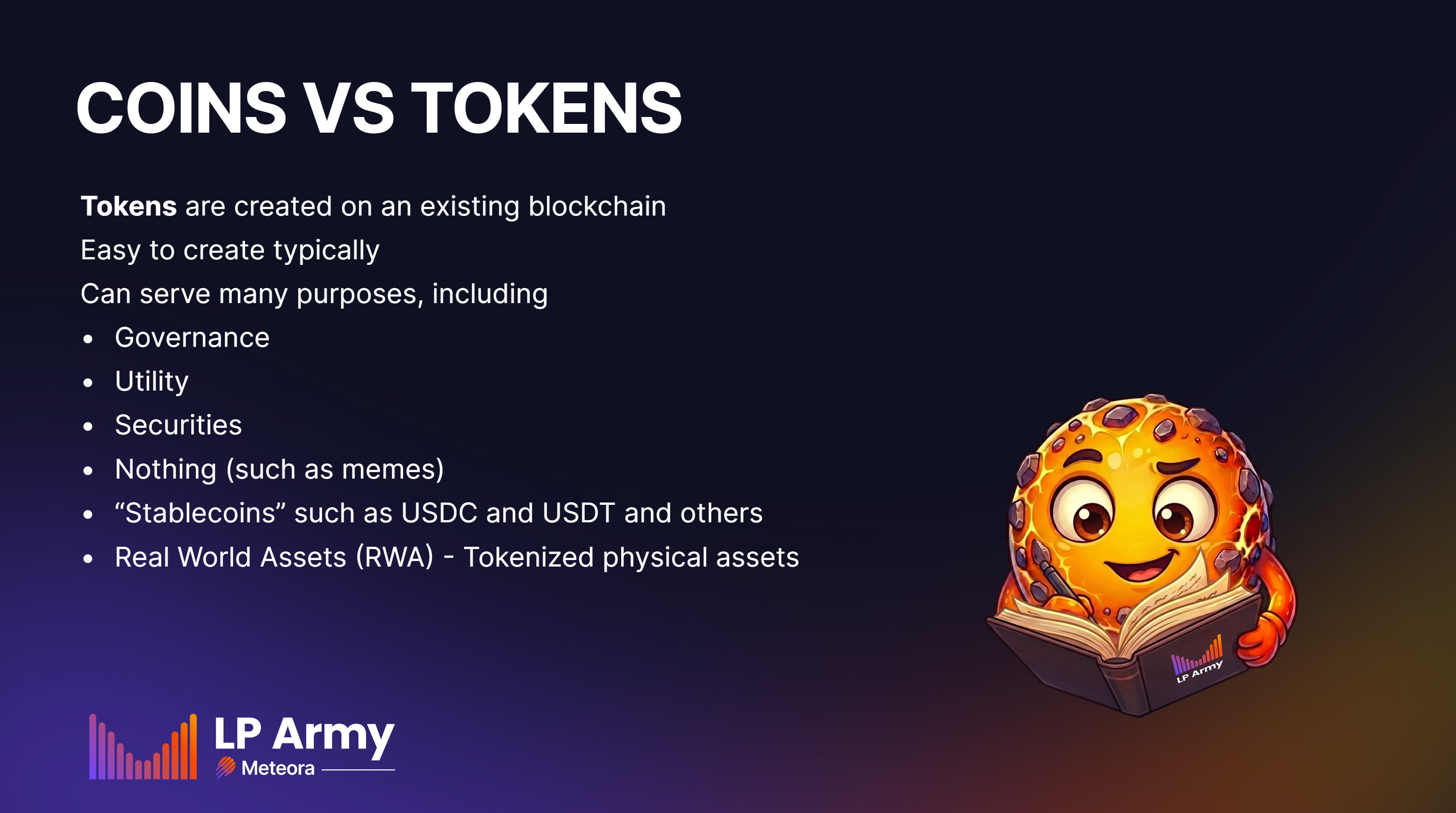 Coins vs Tokens in the Solana Blockchain